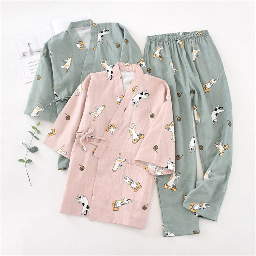 PAJAMAS SETS WOMEN NIGHTGOWNS SEXY LADIES NIGHTWEAR WOMEN ROBE